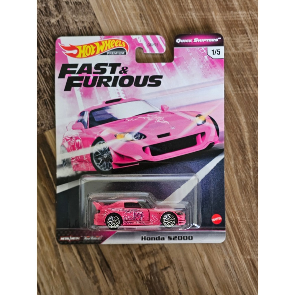 HOT WHEELS PREMIUM FAST & FURIOUS QUICK SHIFTERS HONDA S2000 NEW